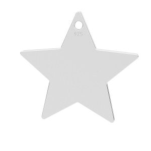 Stern-Anhänger, Silberschmuck, LK-1303 - 0,50