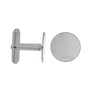 Cufflinks Base, Jewelry Findings, MTW 15,0 Cufflinks Base, Jewelry Findings, MTW 15,0