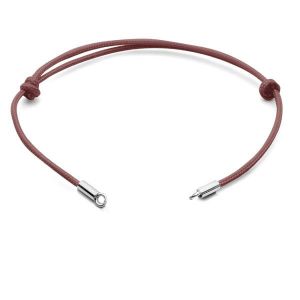 Armband Basis, Silberteile, Braun, S-BRACELET 7 Armband Basis, Silberteile, Braun, S-BRACELET 7
