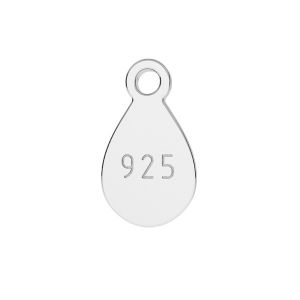 925er Stempel-Anhänger, Silberschmuck, LK-1329 - 0,50
