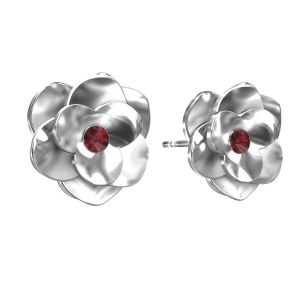 Rose-Ohrstecker, Swarovski  ODL-00041 KLS - SIAM